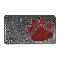 Коврик придверный Доляна «Лапка», 40×70 см, МИКС