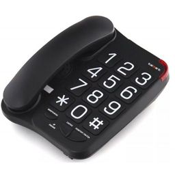 Телефон TEXET TX-201 (Бабушкофон) чёрный