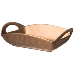 БЛЮДО С РУЧКАМИ BRONCO BRONZE 30*18,5*9 СМ  фото 3