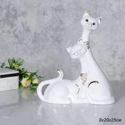 Статуэтка Кошки 25 см / B2344 /уп 12/