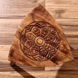 Столик кофейный, 38×38×45 см, манговое дерево