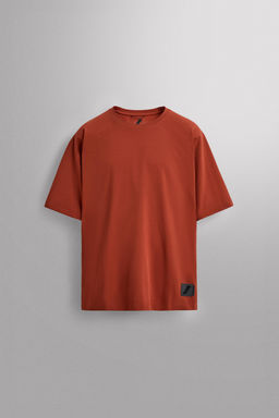CAMISETA T?CNICA PARCHE / Burgundy - Zara фото 6
