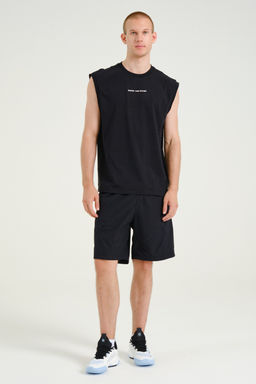 Шорты текстильные Черный - Anta фото 2