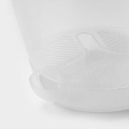 Цена за 2 шт. Горшок для цветов с поддоном «Альтернатива. Адель», 1.5 л, пластиковый, прозрачный