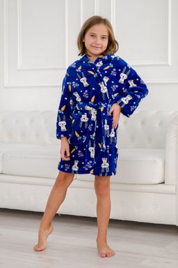 Халат детский велсофт Нежность зайчик - Амадэль фото 2