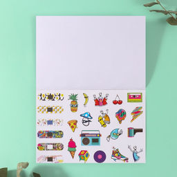 Наклейки в книжке «Опасно!», 3 фона, 20.7×14.2 см