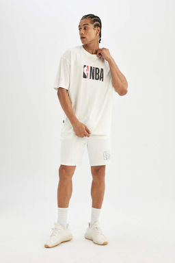 DeFactoFit Короткие шорты стандартного кроя с надписью NBA NBA