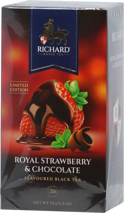 Richard. Клубника и шоколад карт.упаковка, 20 пак.