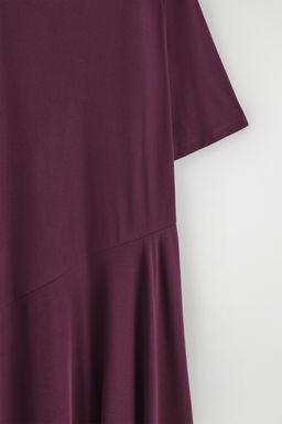 VESTIDO MIDI DE ALGOD?N DRAPEADO