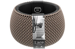 Кашпо 2,3 л 24*24*16 см Сфера серо-коричневое (модель 572) - Elan gallery фото 7