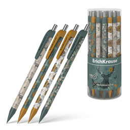 АКЦИЯ Цена за 24 шт. Карандаш механический ErichKrause Natural Life 0.5 мм, НВ (в тубусе по 24 шт.)