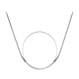 Спицы GAMMA круговые MKJ сталь d 2.5 мм 50 см 1 шт с металлической леской  фото 3