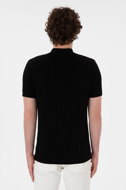 Erkek Slim Fit Polo Yaka Siyah Triko Ti__rt Sepette S_rpriz _ndirim - U.s. polo assn фото 5