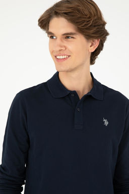 Мужской темно-синий базовый свитшот - U.s. polo assn фото 2