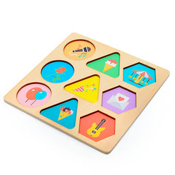 Пазл-вкладыш "Цветные фигуры"