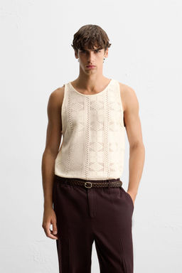 OPENWORK TANK TOP - Zara фото 2