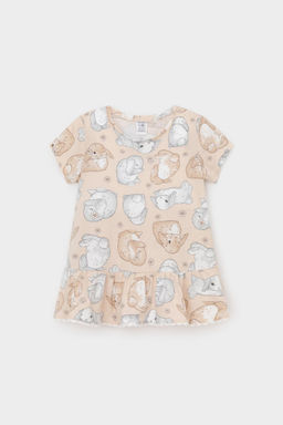Crockid _ КР 302745/песчаный,зайчики и ромашки к563 блузка (туника) для дев  фото 2