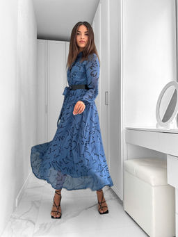 Платье Кэсси (синий) - Nadi bordo фото 7