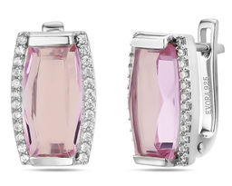 Серьги, морганит, Лика