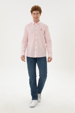 Мужская рубашка с длинным рукавом RED - U.s. polo assn фото 11