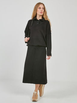 Джемпер из трикотажного вельвета - Stilla фото 2