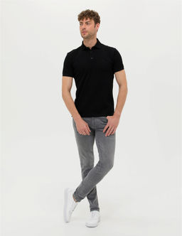 Siyah Slim Fit Merserize Ti__rt - Pierre cardin фото 4