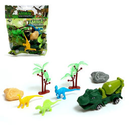 Грузовик Парк животных, инерция, игровой набор, МИКС