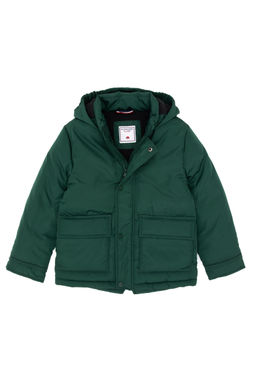 Erkek _ocuk Koyu Ye_il Kaban