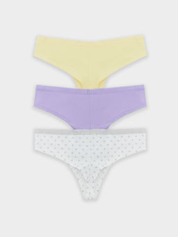 Цена за 2 штуки! Трусы бразилиана женские, 3 шт - Mark formelle фото 9