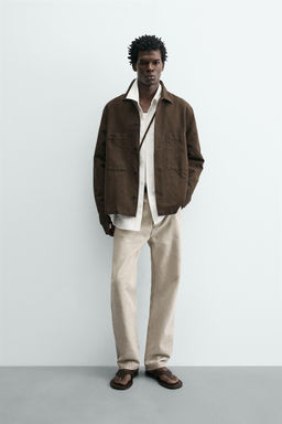 JEANS STRAIGHT ANKLE FIT ORIGINS / Gris claro - Zara фото 12