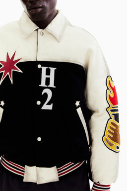 Chaqueta de beisbol de piel - H&m фото 2