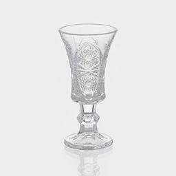 Рюмки Доляна «Ледяная звезда», 40 мл, 10.5×5 см, набор 6 шт., стекло, прозрачные