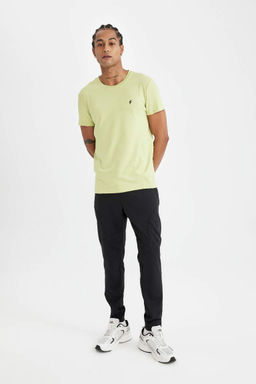 DeFactoFit Облегающие тканые спортивные штаны для бега с двумя карманами на молнии  фото 2