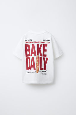 BREAD STICK PRINT T-SHIRT - Zara фото 2