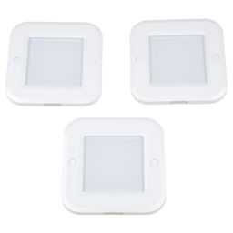ULM-F41-6W/4200K/DIM SENSOR IP20 WHITE Светильник светодиодный накладной, ультратонкий с бесконтактным выключателем, диммер. Квадратный. 85х85х6,5мм. 255Lm. Белый. ТМ Uniel.
