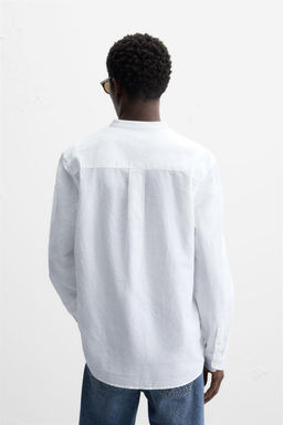 COTTON - LINEN SHIRT - Zara фото 3