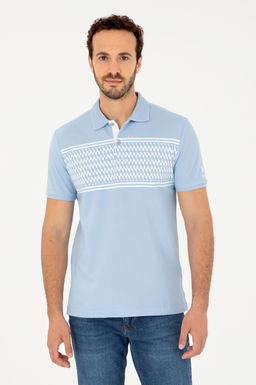 Мужская голубая футболка Неожиданная скидка в корзине - U.s. polo assn фото 8