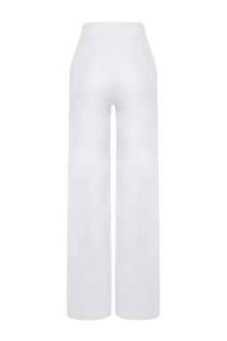 Limited Edition Ekru Nervurlu Dokuma Kumas Pantolon TWOSS24PL00103 - Trendyolmilla фото 8