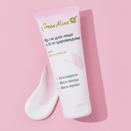 Крем для лица с био-церамидами 75 мл Green mama/Грин мама