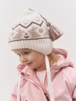 Шапка из смесовой шерсти Мокко 0+ - Bungly фото 6