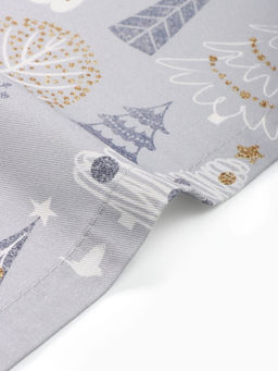 Набор сервировочных салфеток с декоративными кольцами Let it snow, 40?40 см - 2 шт., 100% хлопок, саржа 190 г/м?