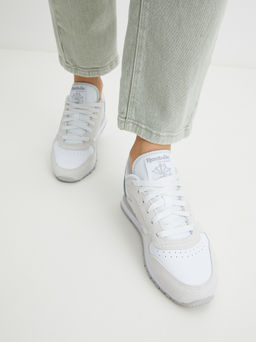 Женские кроссовки REEBOK CLASSIC LEATHER Артикул 4123667, светло-серый