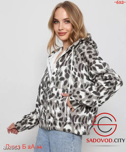 толстовка женская с принтом - Bruno фото 2