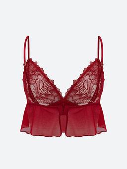 Balensiz Dolgusuz Dantelli Fantezi Bralet