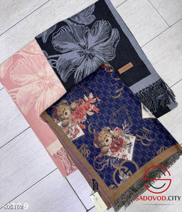 Теплые шарфы женские с принтом - Bruno фото 8