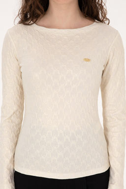 Kad_n Krem Sweatshirt - U.s. polo assn фото 6