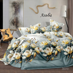 Комплект постельного белья Альба , Бязь Премиум с эффектом антипиллинг семейный