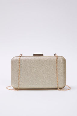 Alt?n Simli Abiye Kad?n S?k Mini Boy Clutch El Cantas? TAKSS25OC00065