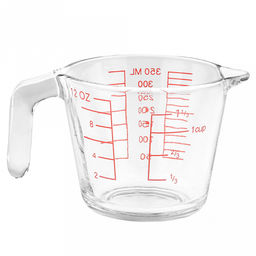 Кружка стеклянная мерная Best 350мл, д10,3см, h9,2см, длина 15см, 3 блока с делениями, прозрачный, в коробке (Китай) - Домашняя мода фото 3