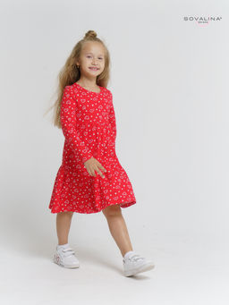 Платье Тиана сердечки на красном - Sovalina фото 7